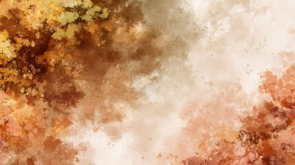 watercolor light brown dust autumn abstract  background. High quality