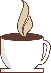 Minimalist & Flat Coffee Illustration