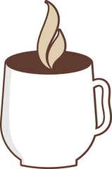 Minimalist & Flat Coffee Illustration