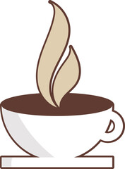 Minimalist & Flat Coffee Illustration