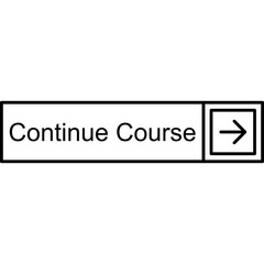 Continue Course Vector Icon