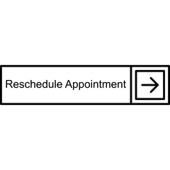 Reschedule Appointment Vector Icon