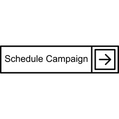 Schedule Campaign Vector Icon