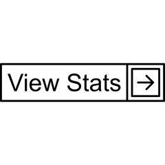 Fototapeta premium View Stats Vector Icon