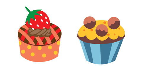 Delicious Dessert Cake Set