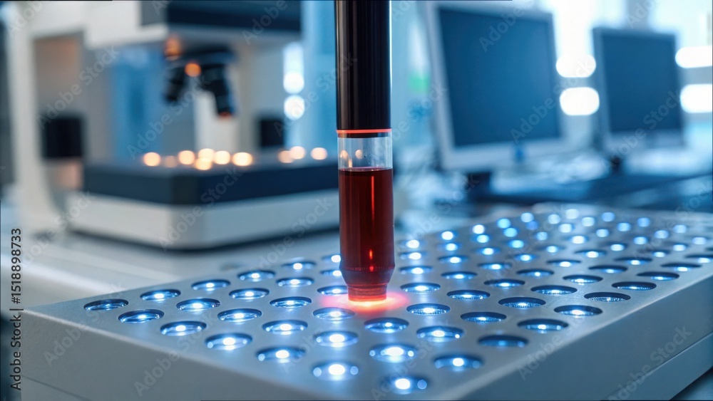 Aufkleber advanced blood sample scanning using innovative ai interface technology