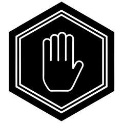 Obraz premium hand sign icon
