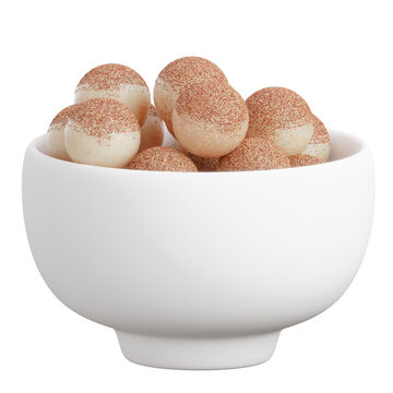 Cimol Indonesia Food 3D Illustration