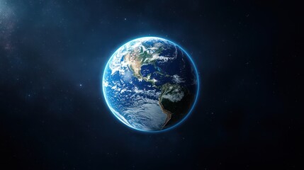 Obraz premium Stunning View of Planet Earth from Space