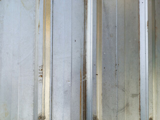 Metallic Sheet Gray Corrugated Iron Texture Background Industria