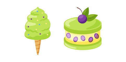 Delicious Dessert Cake Set