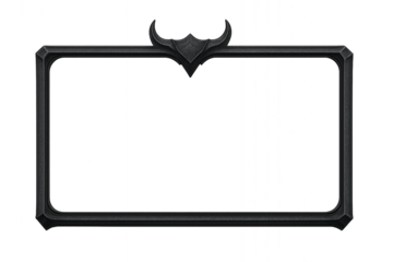 Dark Crest Overlay Frame