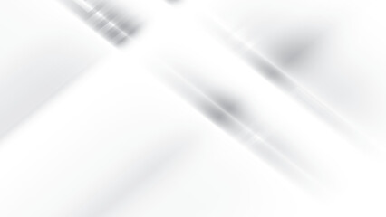 Abstract white and gray color, modern design stripes background with geometric shape. Vector illustration.