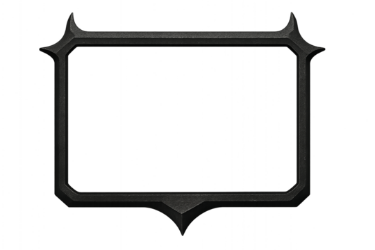 Dark Crest Overlay Frame