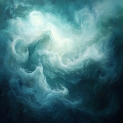  A misty spiral rising beyond earthly bounds.

