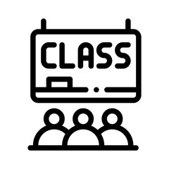 lecture line icon