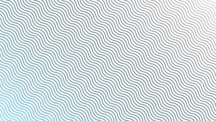 Naklejka premium Blue Stripes Wave Line Abstract Background