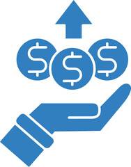 Profit Icon Glyph