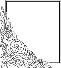 Floral Frame Vector