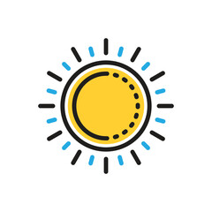 Multi color icon  for contrast