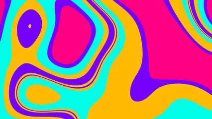 Liquid background with beautiful and vibrant colors