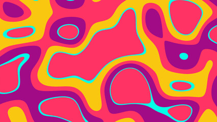 Liquid background with beautiful and vibrant colors