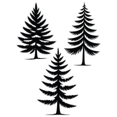 Obraz premium Festive Tree & Christmas Vector Art Collection