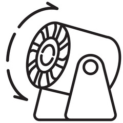 fan blade rotate icon