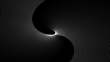 Rainbow colorful swirl line movement illustration. colorful pattern wavy line motion background. Artistic geometric line with colorful gradient background. 4k illustration. 

