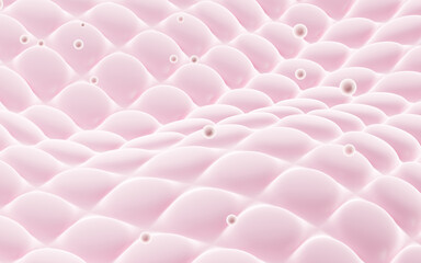 Obraz premium Comfortable and soft mattress background, 3d rendering.