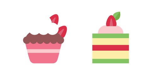 Delicious Dessert Cake Set