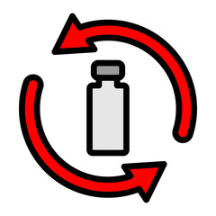 Repurpose Vector Filled Icon Design