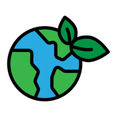 Environment Vector Filled Icon Design