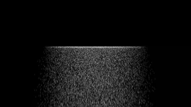 Water of  fountains with green screen background. Waterfall Black Screen. showing the texture and motion of falling water. Water Failing Down on green screen motion graphic effect. waterfalls falls