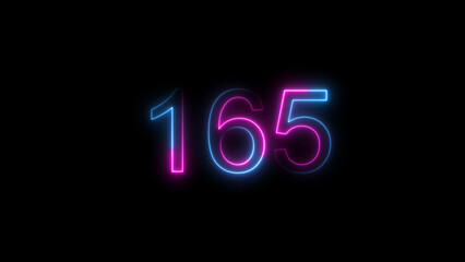 Dynamic circular and glowing neon number 16 illustration . on a black background. and creating a stunning 4k illustration .