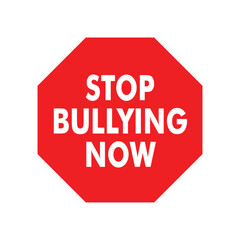 Stop Bullying Now Sign Anti-Bullying Symbol