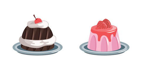 Delicious Dessert Cake Set