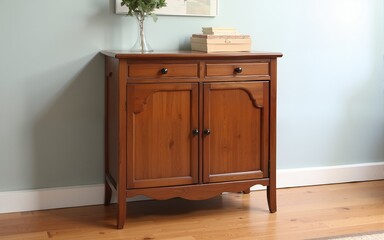 Small wooden cupboard. High quality