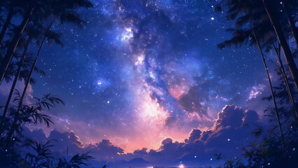 Fantasy Milky Way Sky