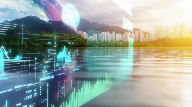 Digital Internet innovation to warn of high tide levels.
