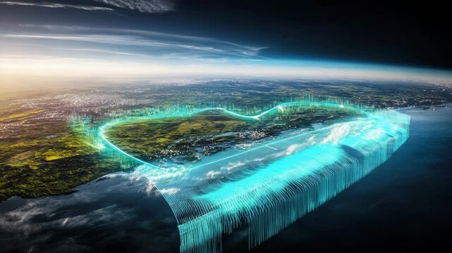 Digital Internet innovation to warn of high tide levels.