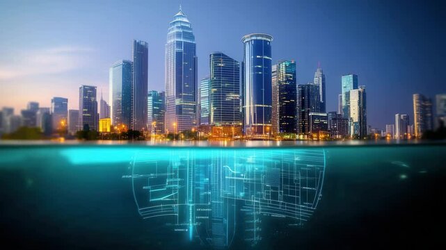 Digital Internet innovation to warn of high tide levels.