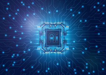 The AI chip on the computer board represents the use of AI technology for the future.