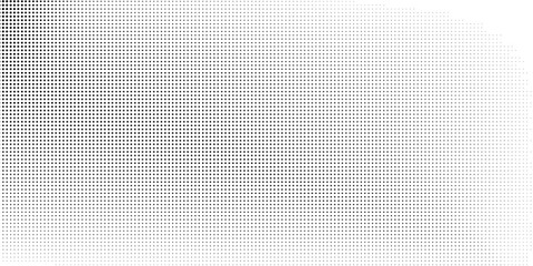 Vector dotted halftone gradient texture. Vanishing polka dot background. Repeating dots gradation abstract modern