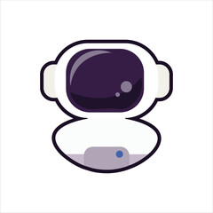 Colored Astronaut Cartoon Illustration