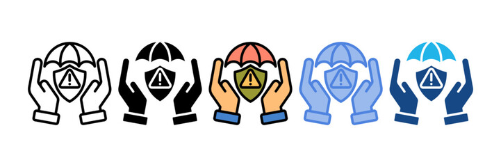 Insurance Icon Element For Design