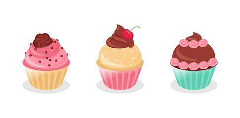 Delicious Dessert Cake Set