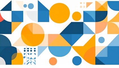 Obraz premium カラフル幾何学アートの世界/モダンデザインの抽象パターン