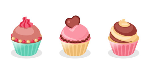 Delicious Dessert Cake Set