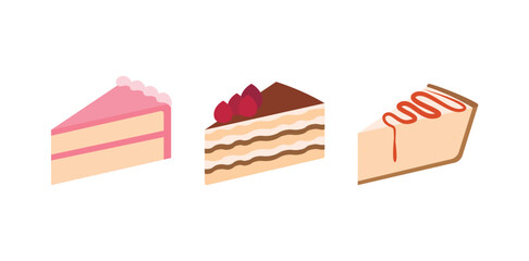 Delicious Dessert Cake Set